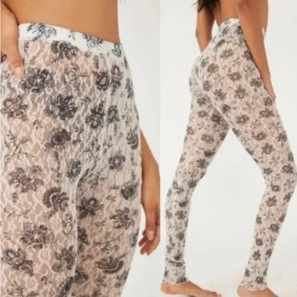 NWT Free People Layered In Lace Leggings - Picture 3 of 7